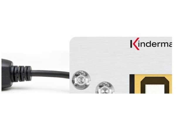 Kindermann 7444000528, USB B, 1 moduuli(t), Alumiini, Alumiini, 4,2 cm