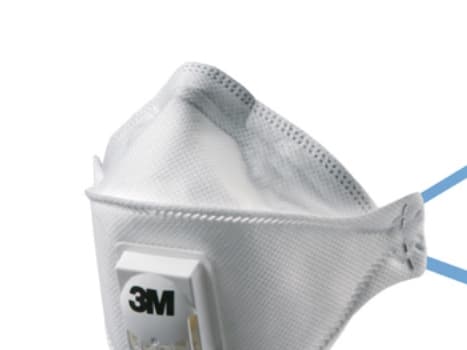 3M 9322, FFP2, Valkoinen, 1 kpl