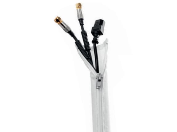 Hagor KS Dragkedja, Vit, Polyester, 100 cm, 4,5 cm
