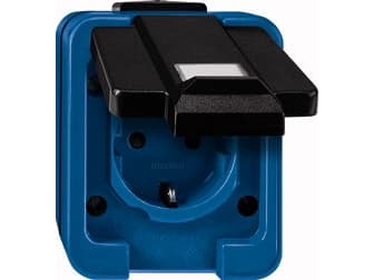 Merten 279091, Sort, Blå, 250 V, 16 A