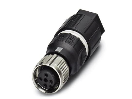Phoenix 1521601, M12, Lajittelu, PVC, polyeteeni, polypropeeni (PP), kumi, 22/18, IP65, IP67, 250 V