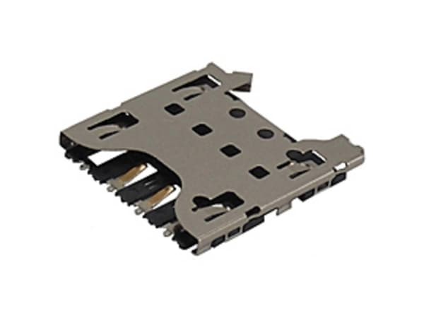 Molex SIM-kort-slot Samlet antal poler 6 Rastermål: 2.54 mm 787231001 1 stk Tape on Full reel