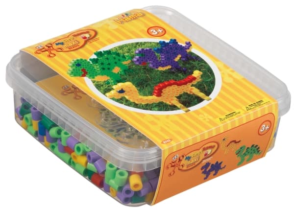 Hama 8742, Pärlmix, Multifärg, 600 styck, Låda
