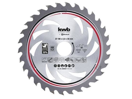 Einhell 49586956, Trä, 19 cm, Tungsten Carbide Tipped (TCT), 1,3 mm, 2 mm, 1 styck