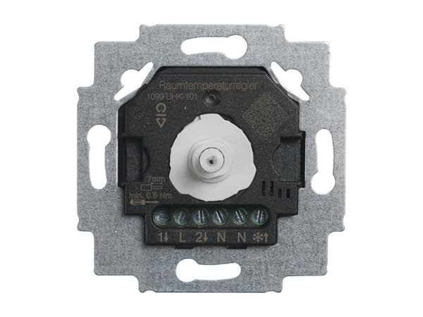 Busch-Jaeger 1099 UHK-101, Termostatställdon, Infälld, IP20, Svart, Grå, AC, 230 V