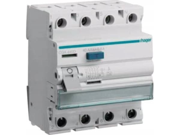 Hager CGA440D, Grå, Vit, -25 - 40 °C, -55 - 70 °C