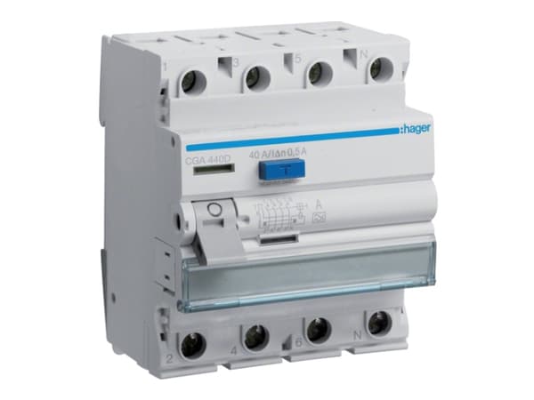 Hager CGA440D, Grå, Vit, -25 - 40 °C, -55 - 70 °C