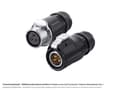 Miniatyrbilde 5 av 5: Alcasa IC01-20P301, S1 - Power (3-Pin), Sort, Rett, Metall, Plast, Gull, Kobberlegering