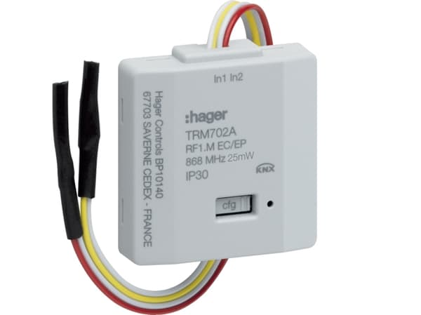 Hager TRM702A, -10 - 50 ° C, IP30, 1 styck