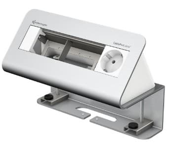 Kindermann CablePort desk² 4-kertainen - pistorasiakotelo - pinta-asennettava - teho (7430000051)