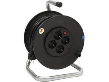 Bachmann 392.180, 25 m, IP20, Svart, Plast, 4 AC-utgångar, 250 V