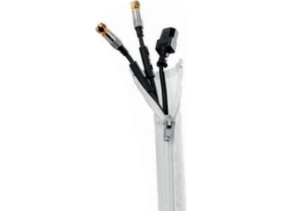 Hagor KS Dragkedja, Vit, Polyester, 100 cm, 3 cm