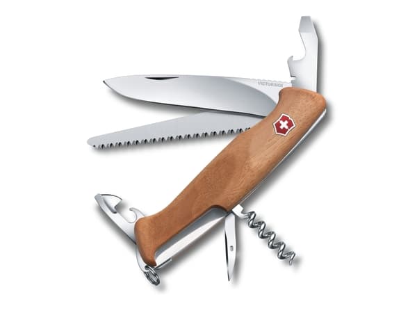 Victorinox RangerWood 55, Klappkniv med lås, Multiverktøyskniv, 22,5 mm, 163 g