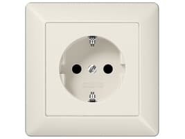 JUNG AS 1520 KI, CEE 7/3, Elfenben, Duroplast, 250 V, 16 A