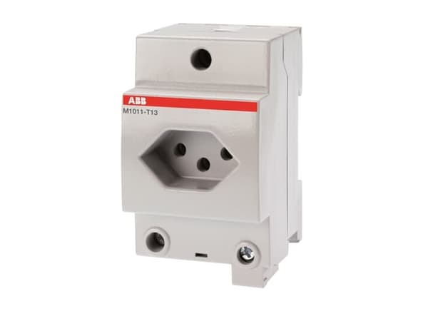 ABB M1011-T13, Tyyppi 23, Harmaa, 250 V, 10 A, 54 mm, 65 mm Harmaa