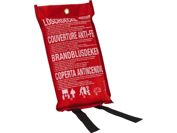 ABUS LD1118, 100 x 100 cm, Lasikuitu, Punainen, 1 kpl, DIN EN 1869:2001 by MPA Dresden, 950 g