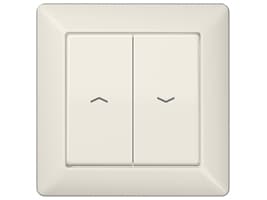 JUNG AS 590-5 P, Knapper, Elfenben, Duroplast, IP44