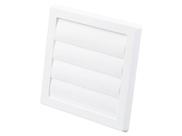 Duka lamelventil type 70 - PVC, Grå, Ø180x180 mm