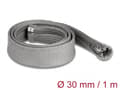 Miniatyrbild 5 av 5: Delock - Flätad ärm - 30 mm diameter with zip fastener - 1 m - grå