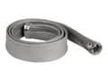 Miniatyrbild 2 av 5: Delock - Flätad ärm - 30 mm diameter with zip fastener - 1 m - grå