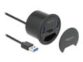 Miniatyrbild 2 av 5: Delock - Hubb - 2 x USB 3.2 Gen 1 - försänkt montering möjlig