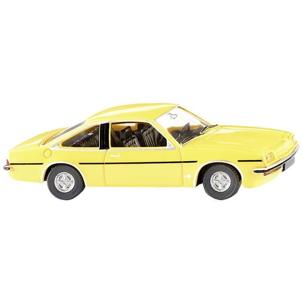 Wiking 0234 01 H0 Byggmodell Bil Opel Manta B, gul