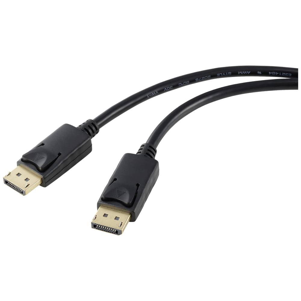 Renkforce RF-5245268 DisplayPort Anslutningskabel 2.00 m Svart