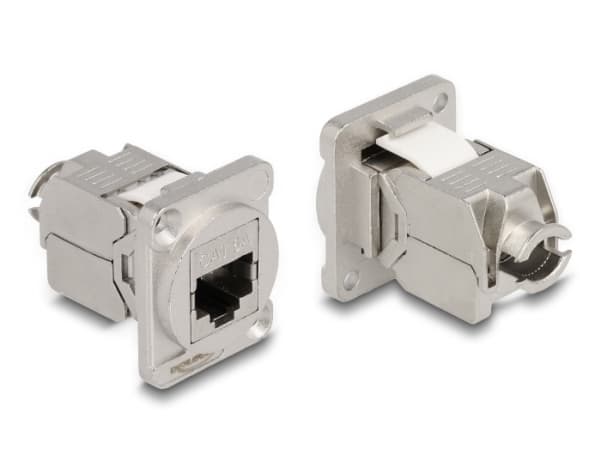 Delock D-type modul RJ45 Cat.6A jack til LSA jack