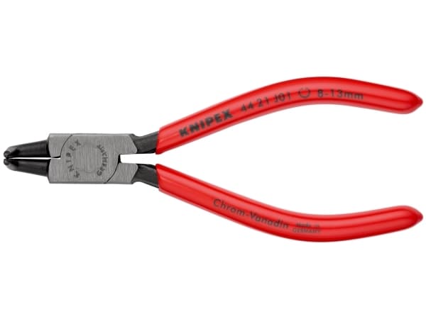 Knipex 44 21 J01, Låseringtang, Kromvanadiumstål, Plast, Rød, 130 mm, 88 g