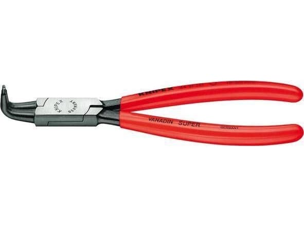 Knipex 44 21 J01, Låseringtang, Kromvanadiumstål, Plast, Rød, 130 mm, 88 g