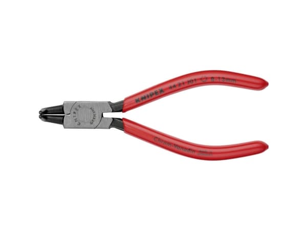Knipex 44 21 J01, Låseringtang, Kromvanadiumstål, Plast, Rød, 130 mm, 88 g