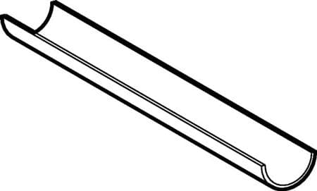 Geberit tukipääty 50-3000mm - galvanoitu musta 361.850.001 361.850.001