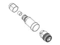Miniatyrbild 3 av 3: Molex 1300170020 Sensor/Actuator Connector 1 st