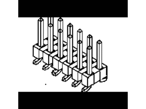 Molex infälld stiftlist (standard) 877590614 84 st Rör