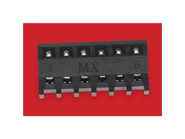 Molex Flush Mount Socket Strip (vakio) 448120016 1 kpl Putki
