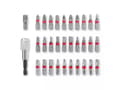 Miniatyrbilde 2 av 3: Einhell 49118693, 30 stykker, PH2, PZ3, 1/4", Kull stål, 25 mm, 108 mm