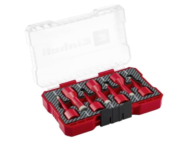 Einhell 500400 Flisebor-sæt 7 dele 6 mm, 8 mm, 10 mm, 12 mm, 14 mm M14 1 Set