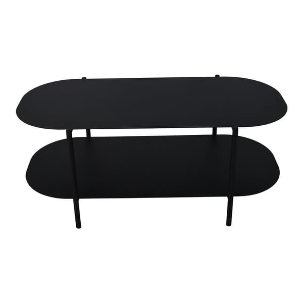 Soffbord Enebakk 112x62x40,5 cm stål svart matt [en.casa]