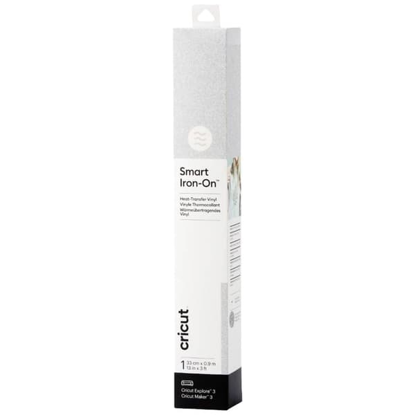 Cricut Smart Iron-On™ Folie Silver, Glittereffekt