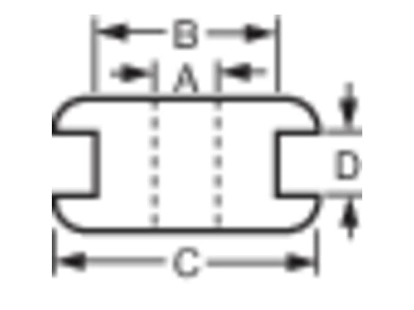 TRU COMPONENTS TC-10820716 Kabelgennemføring Monteringshul: 14 mm Klemme-diameter (max.): 8 mm Pladetykkelse (maks.): 1 mm PVC Sort 1000 stk