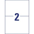 Miniatyrbild 4 av 4: Avery-Zweckform L7916-40 Universaletiketter 210 x 148 mm Polyetenfilm Vit 80 st Permanent Laser 40 Papper DIN A4