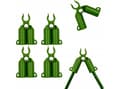 Miniatyrbilde 3 av 4: Bradas Peak-kontakt, justerbar for 8mm stolper - 4 stk/pk