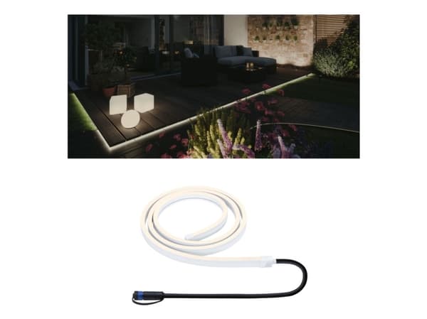 Paulmann LED nauhat ulkona Plug + Shine 2m 3000K 24V IP67