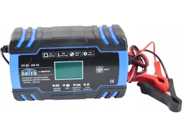 SATRA PROSTOWNIK LCD 12V/24V 8A/4A