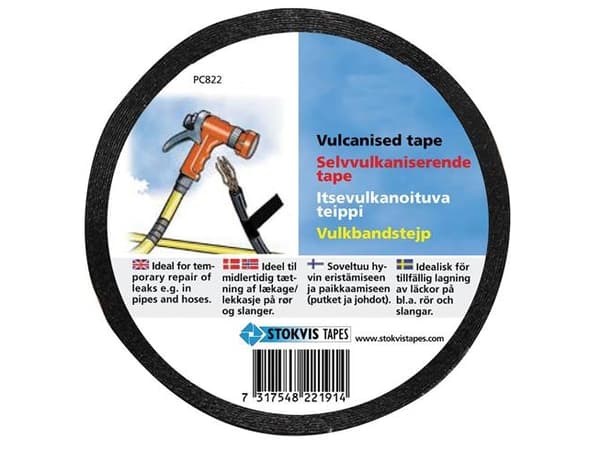Tape självvulkaniserande 25mm 10m sortering