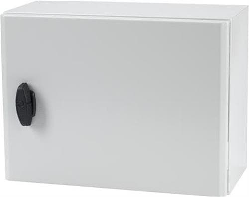 SCHNEIDER ELECTRIC Seinäkaappi metallinen S3D, 400 x 400 x 250 mm KxSxKxS, erikoisvalmisteinen asennuslevyllä varustettuna