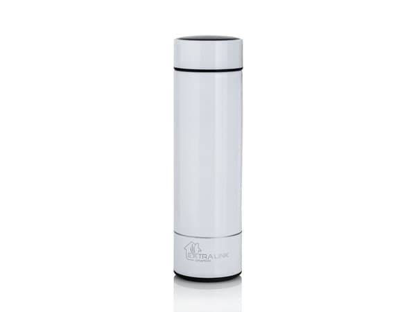 Extralink Smart Travel Mug White | Lämpömuki | LED-näytöllä varustettuna