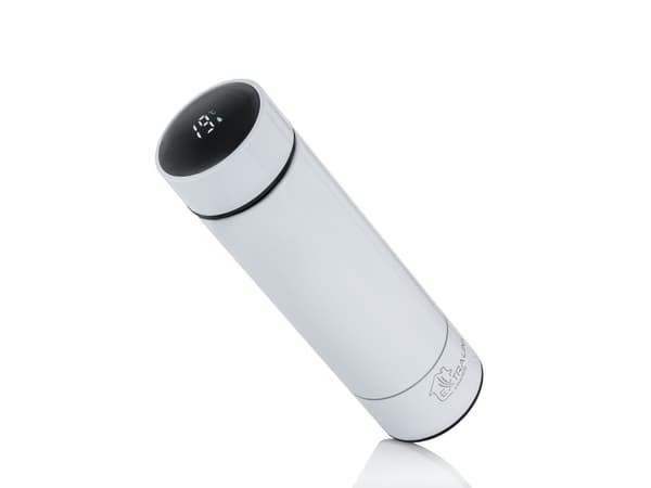 Extralink Smart Travel Mug White | Lämpömuki | LED-näytöllä varustettuna