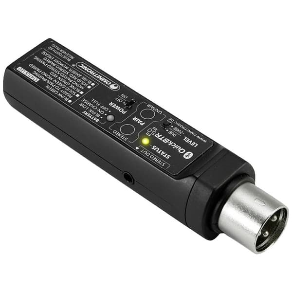 Omnitronic QuickBTR-5.0 XLR AptX Bluetooth musikmottagare Kommunikation - Bluetooth version: 5.0, A2DP 10 m AptX-Teknol