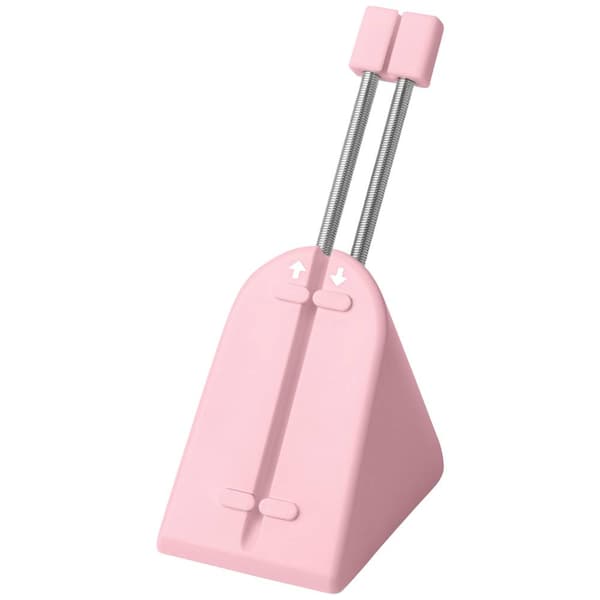 DELTACO GAMING PA85 Bungee Mus-kabelhållare Rosa Anpassningsbar längd, Glidsäker